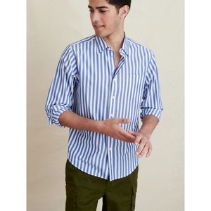 Alex Mill Shirt in Wide Striped Portuguese Poplin